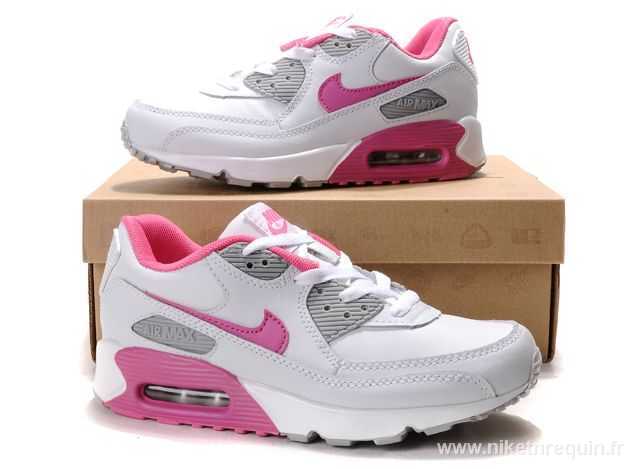 chaussures nike rose et blanc gris (2)